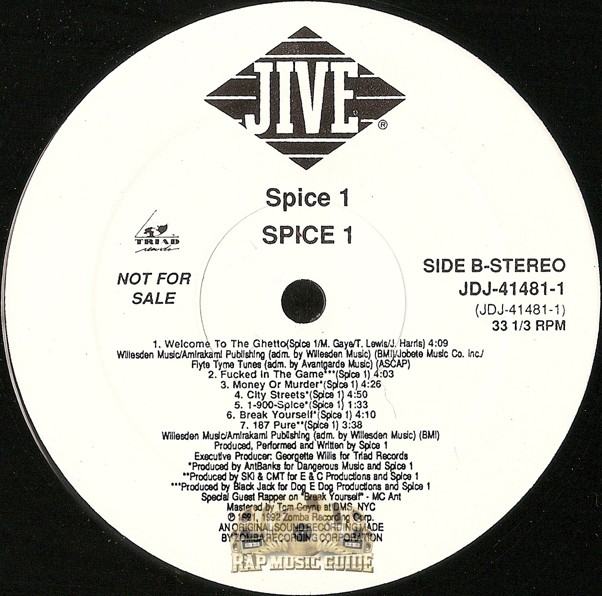 Spice 1 Spice 1 Record Rap Music Guide